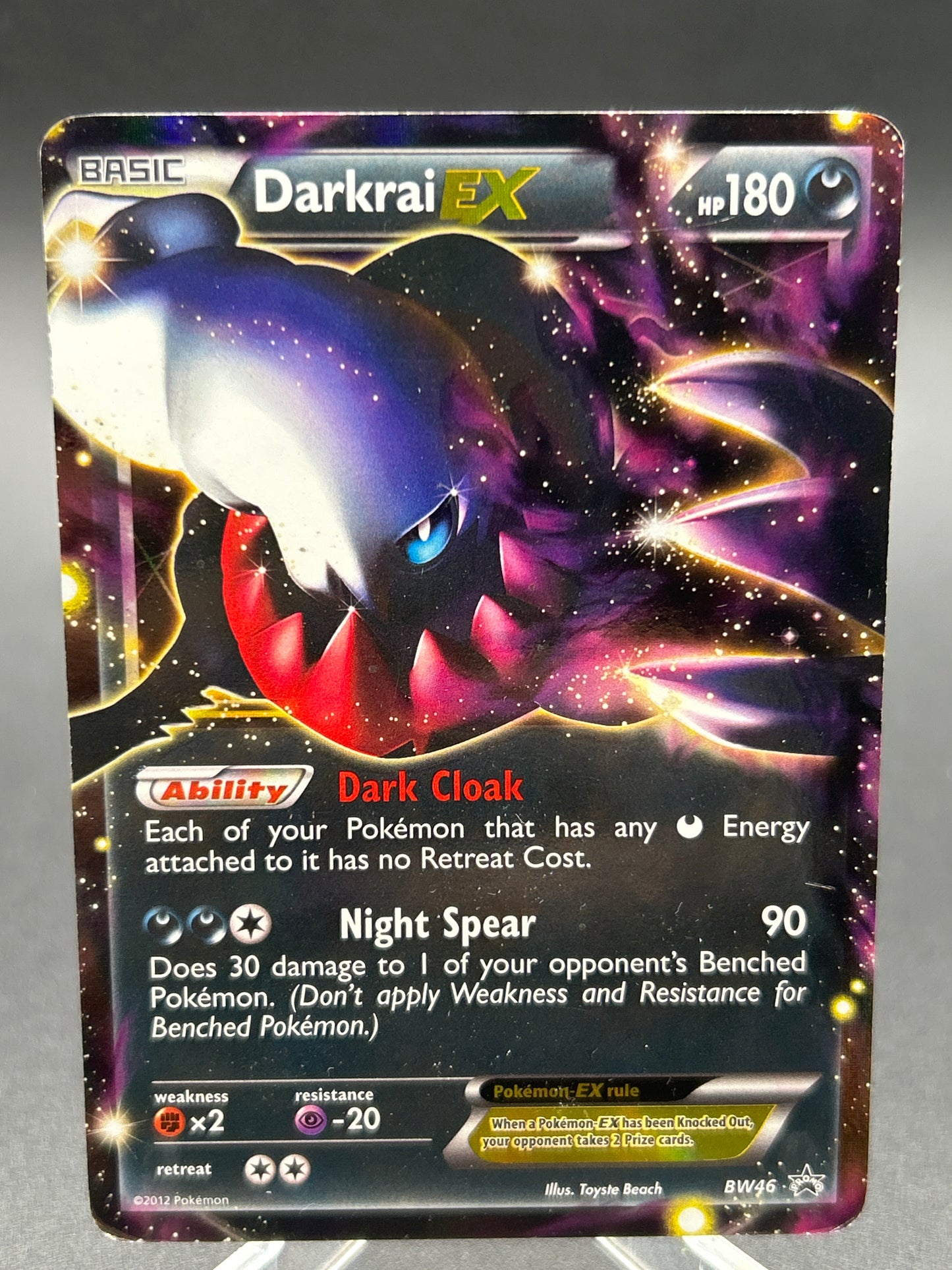Pokémon TCG: 2012 Darkrai EX BW46 BW: Black and White Promos