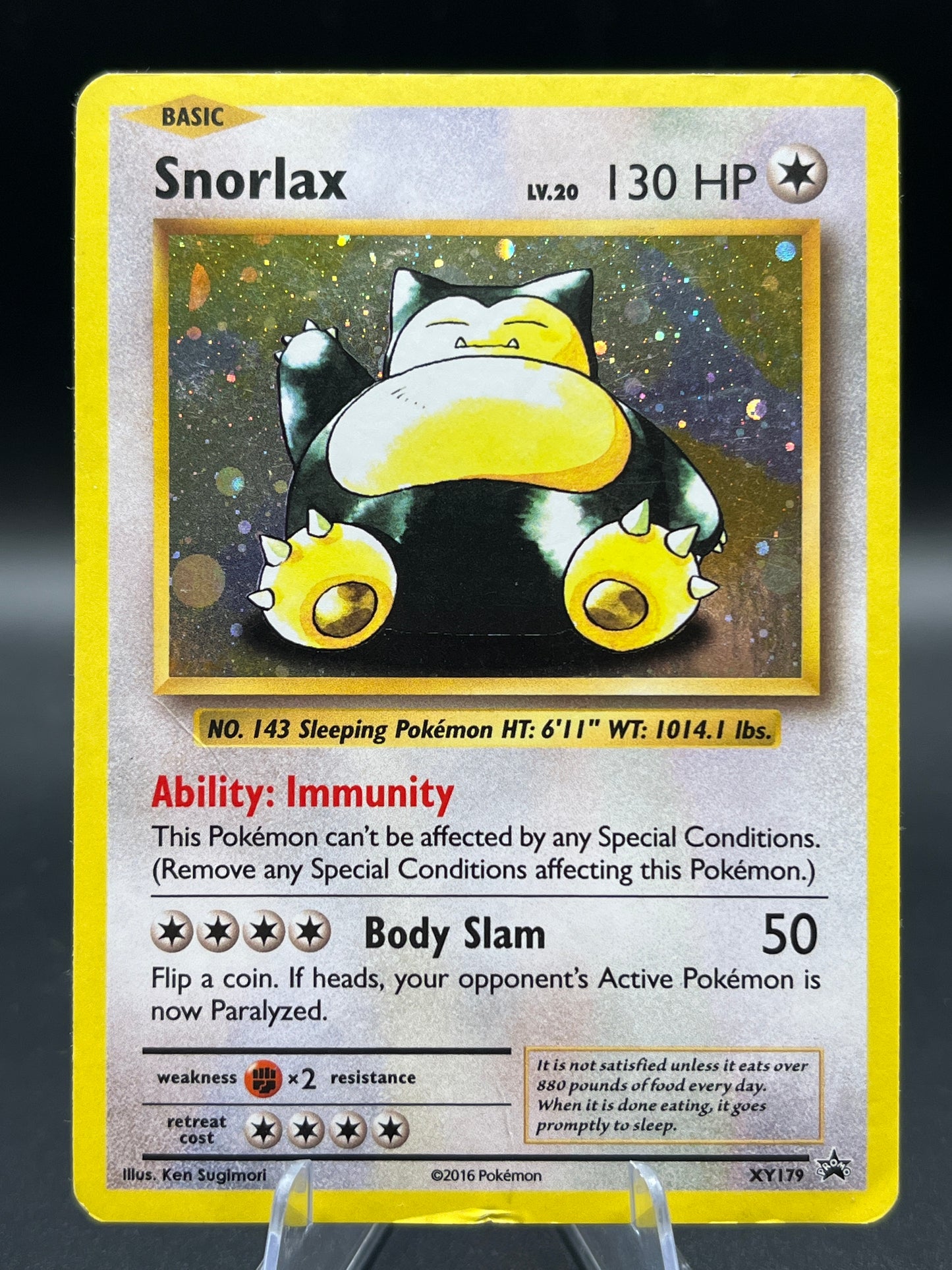 Pokémon TCG: 2016 Snorlax XY179 - XY: Promos