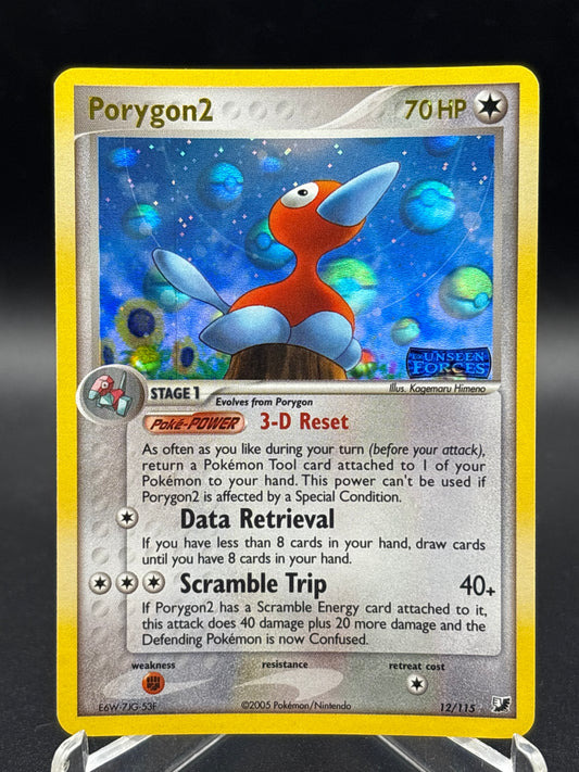 Pokémon TCG: 2005 Porygon2 12/115 Unseen Forces Reverse Holo