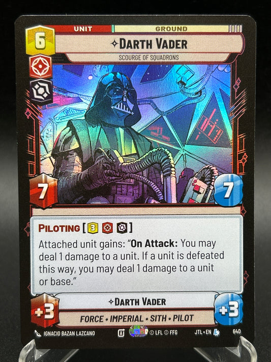 Star Wars TCG: Darth Vader - Scourge of Squadrons (Foil) - Jump to Lightspeed (JTL)