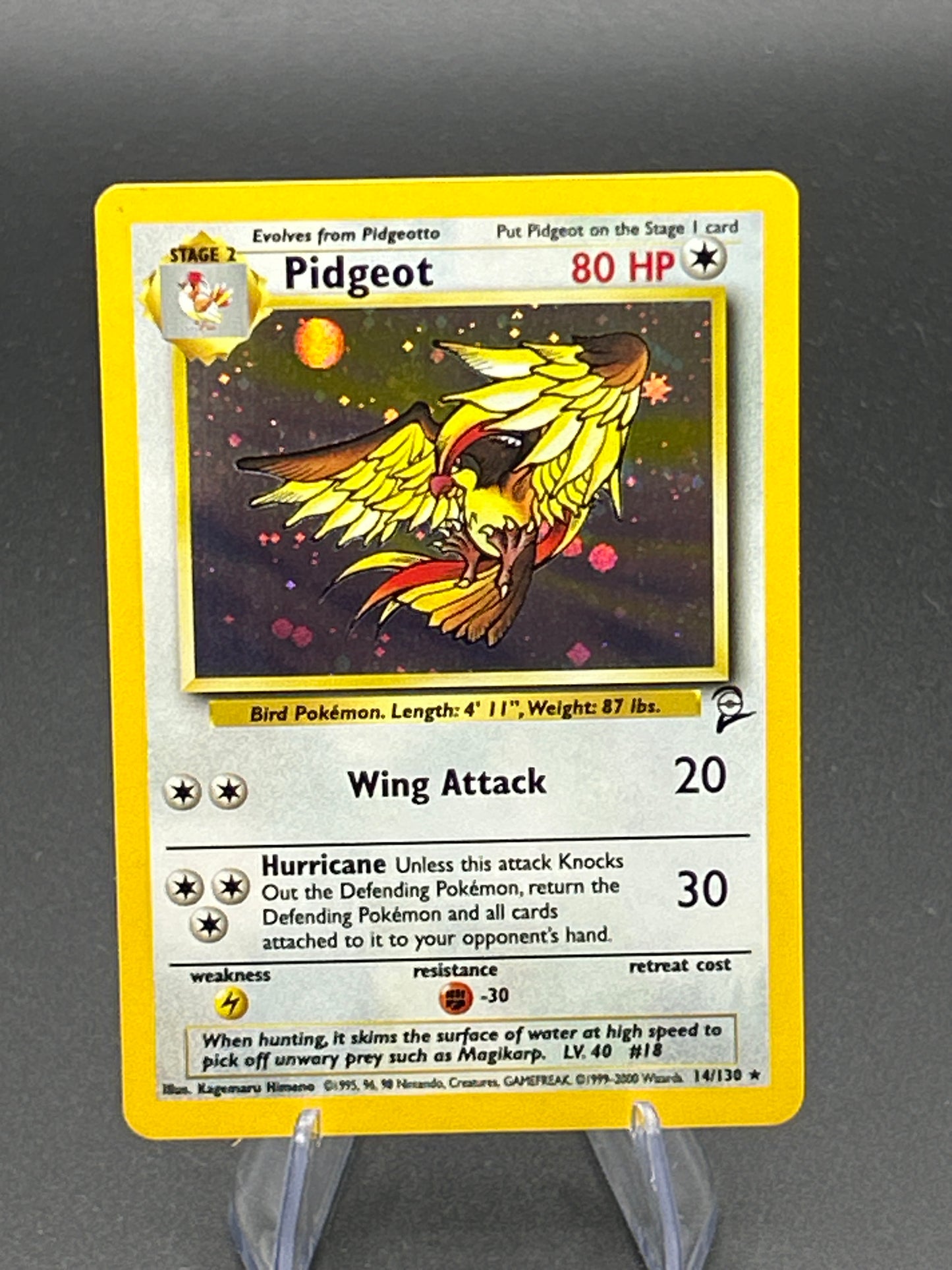 Pokémon TCG: 2000 - Pidgeot 14/130 - Base Set 2