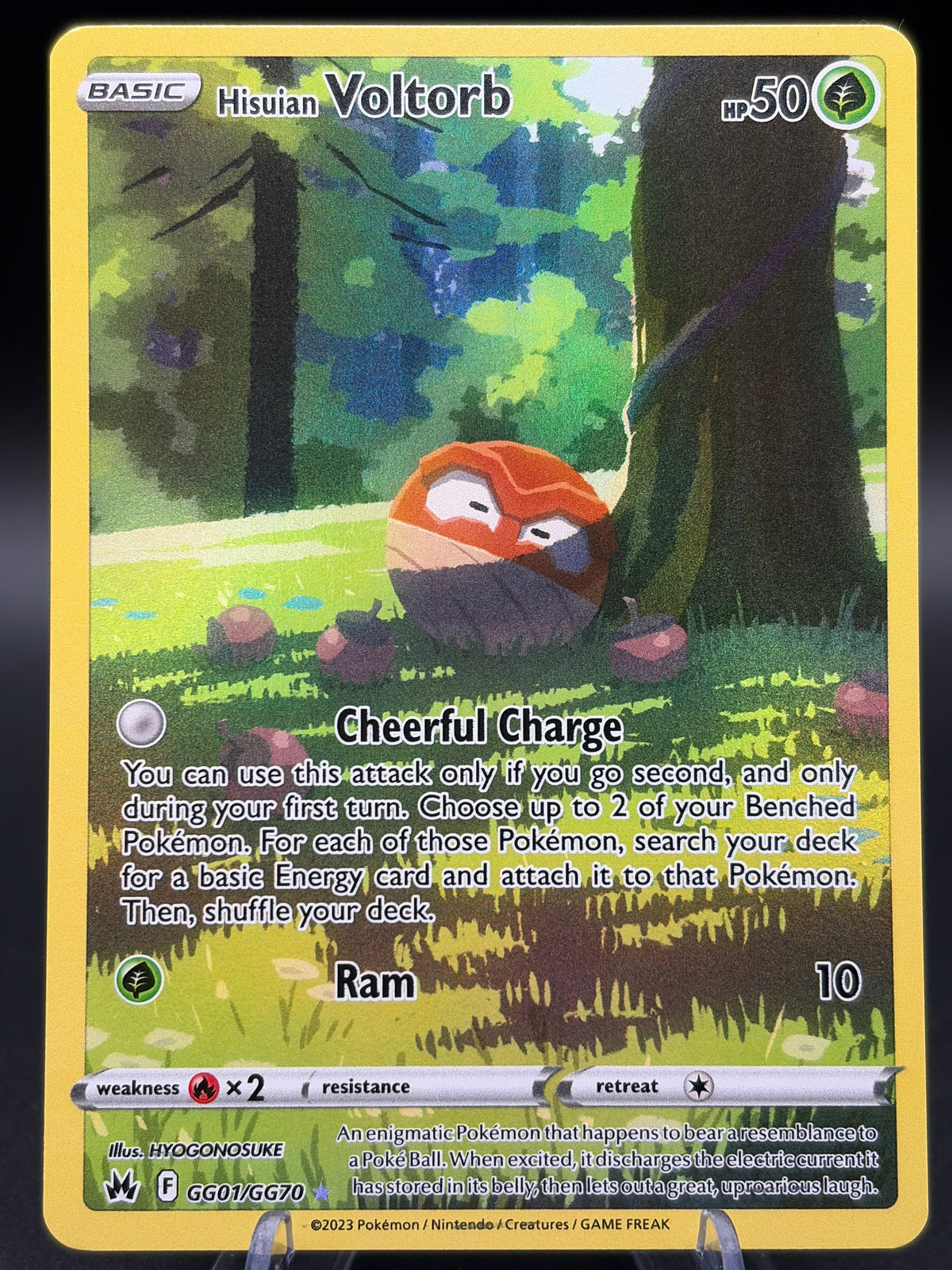 Pokémon TCG: 2023 Hisuian Voltorb - GG01/GG70 - SWSH: Crown Zenith Galarian Gallery