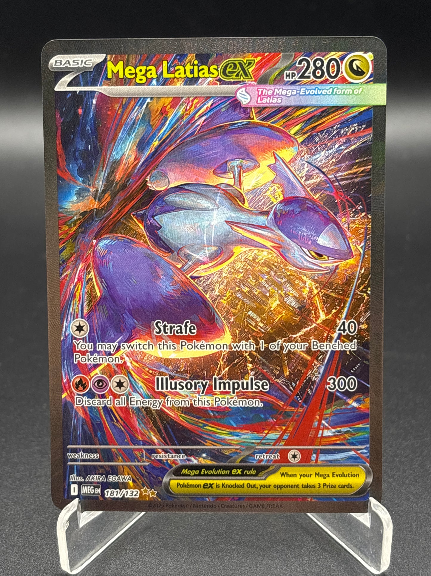 Pokémon TCG: 2025 Mega Latias ex - 181/132 - MEG: Mega Evolution