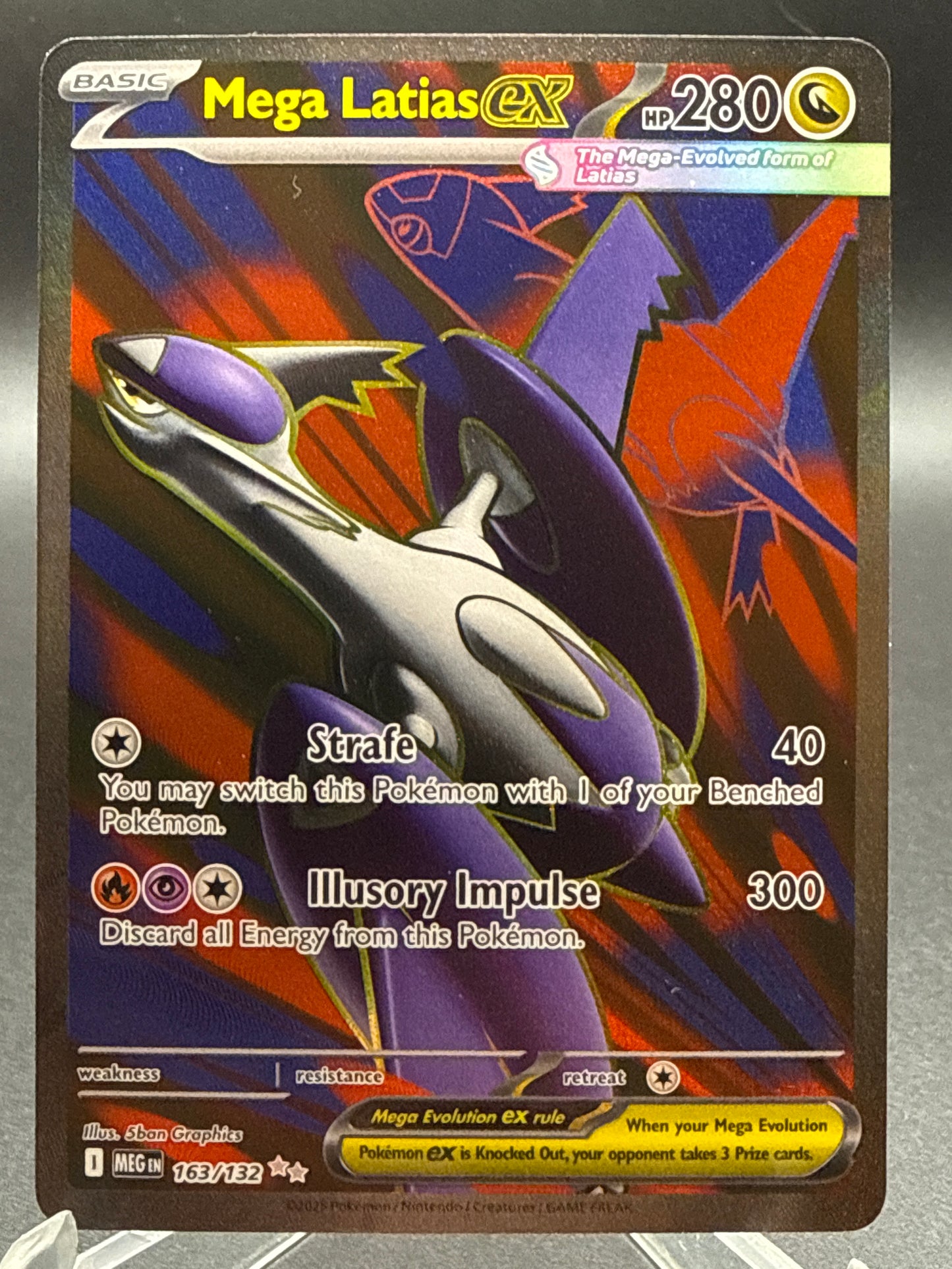 Pokémon TCG: 2025 Mega Latias ex - 163/132 - MEG: Mega Evolution
