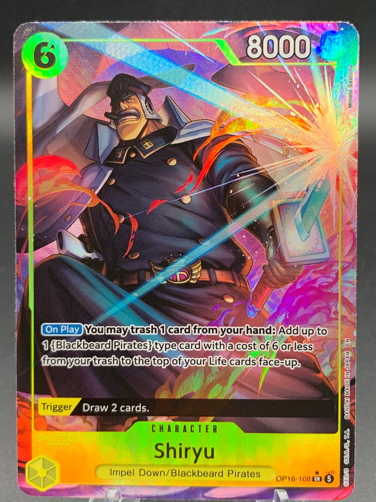 One Piece TCG: Shiryu (Full Art) - The Time of Battle (OP16)