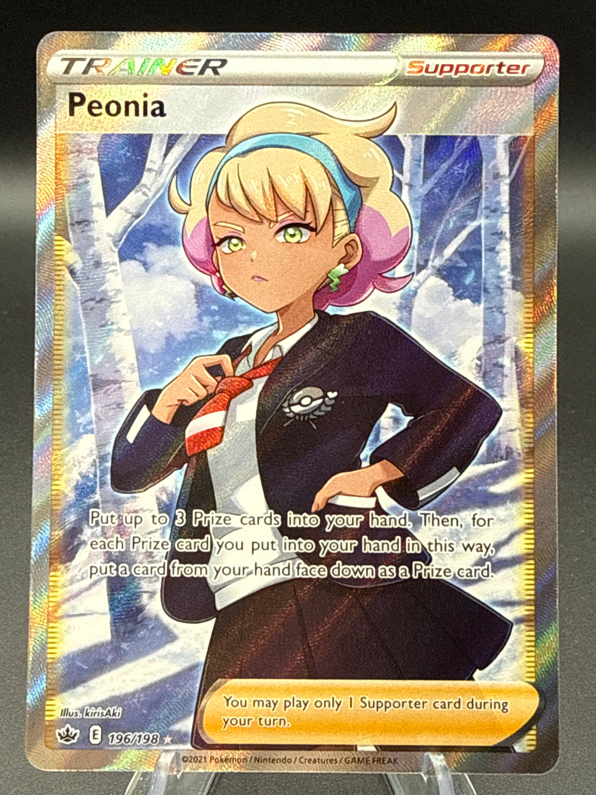 Pokémon TCG: 2021 Peonia - 196/198 - SWSH06: Chilling Reign