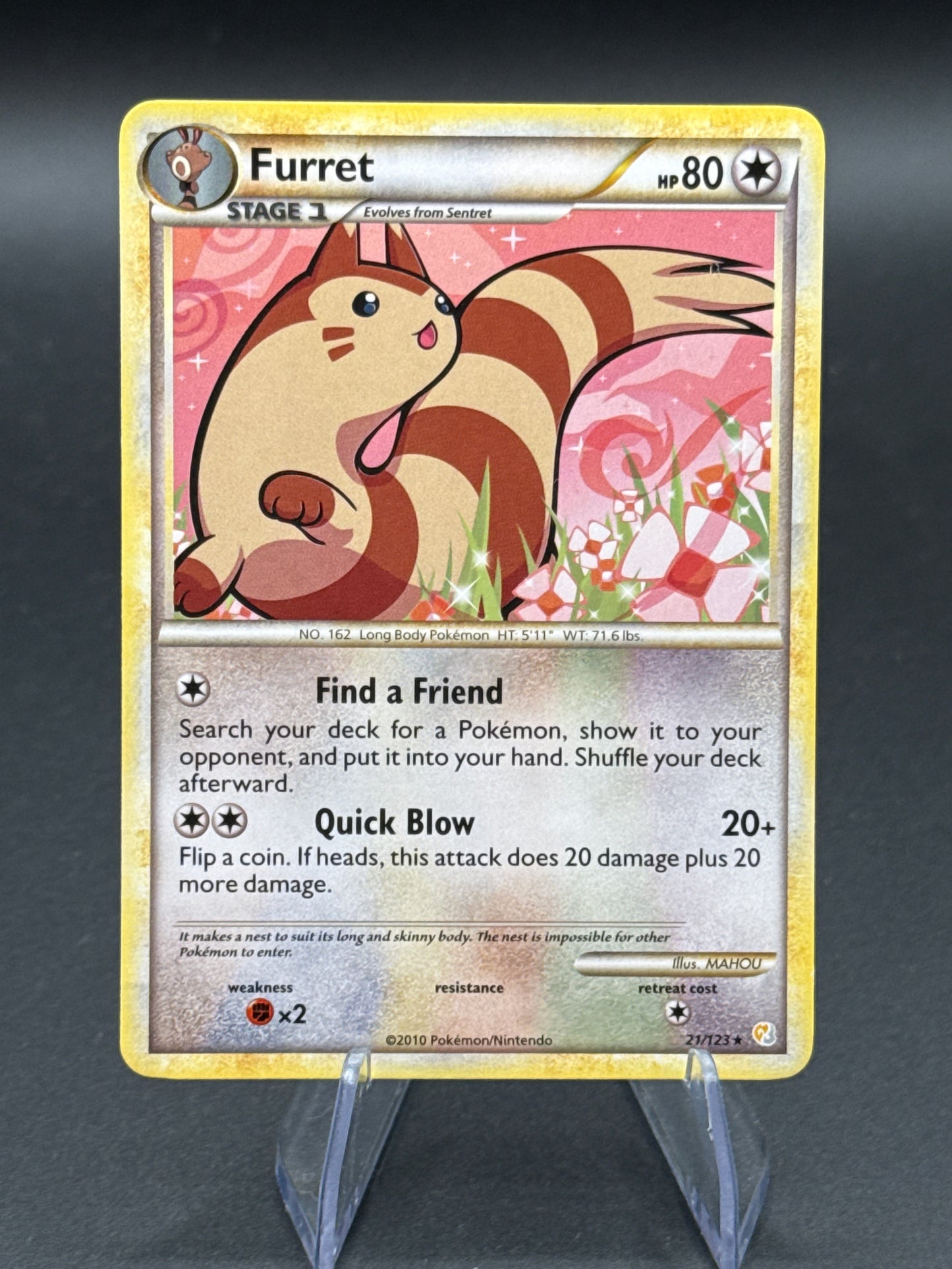 Pokémon TCG: 2010 Furret 21/123 - HeartGold SoulSilver