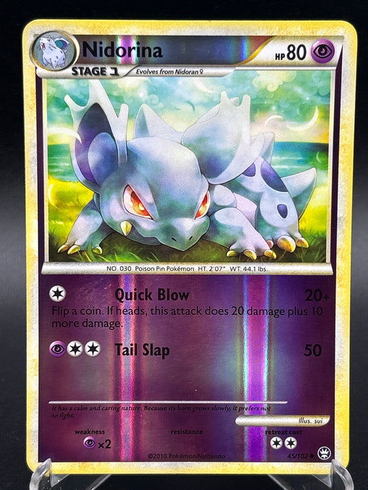 Pokémon TCG: 2010 Nidorina 45/102 Triumphant Reverse-Holo