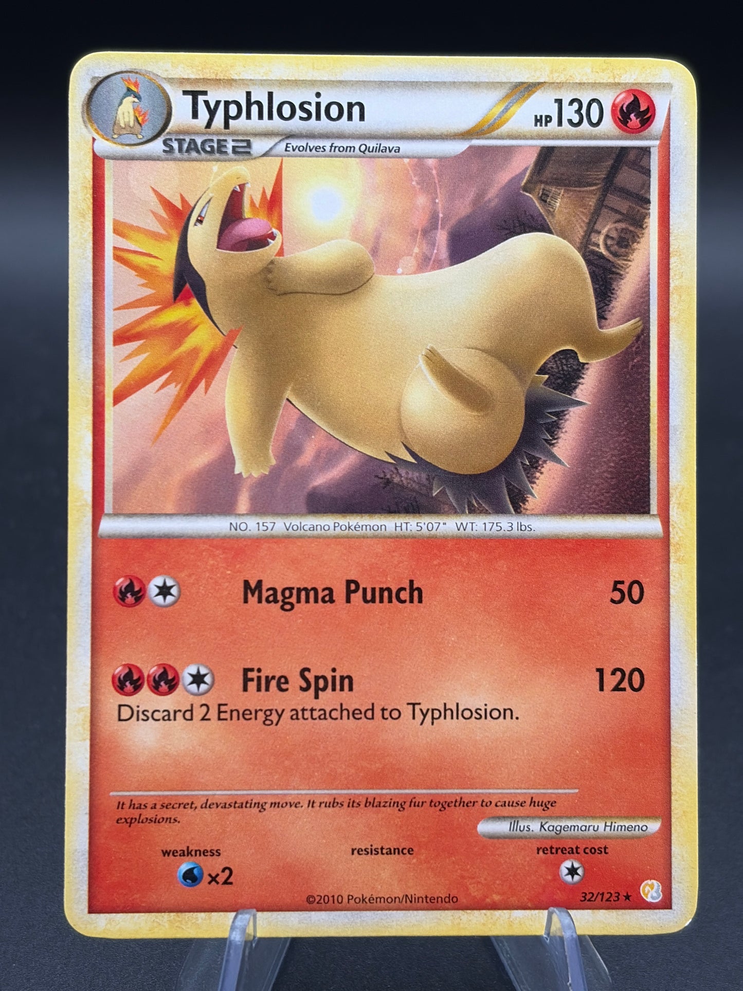 Pokémon TCG: 2010 Typhlosion - HeartGold SoulSilver (HS)