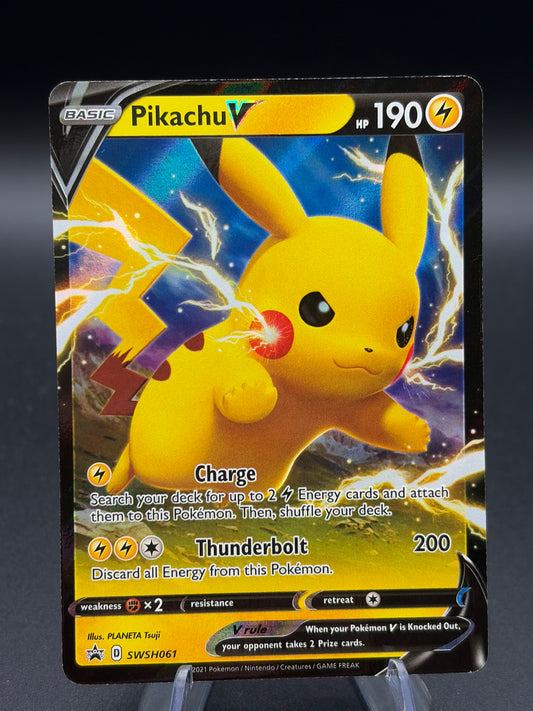 Pokémon TCG: 2021 Pikachu V SWSH061 - Sword & Shield Promo Cards Promo