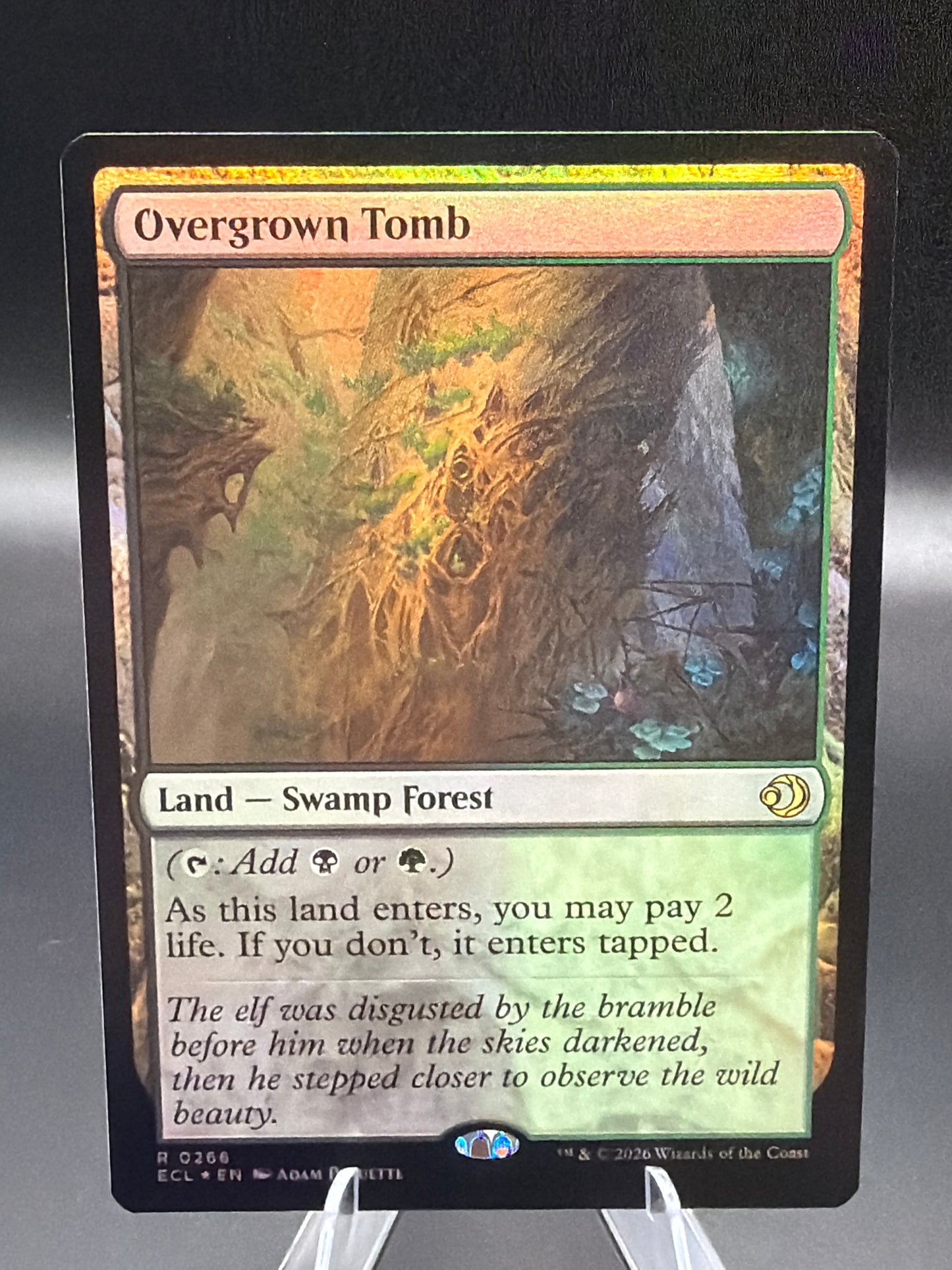 MTG TCG: Overgrown Tomb R 0266 - Lorwyn Eclipsed (ECL)