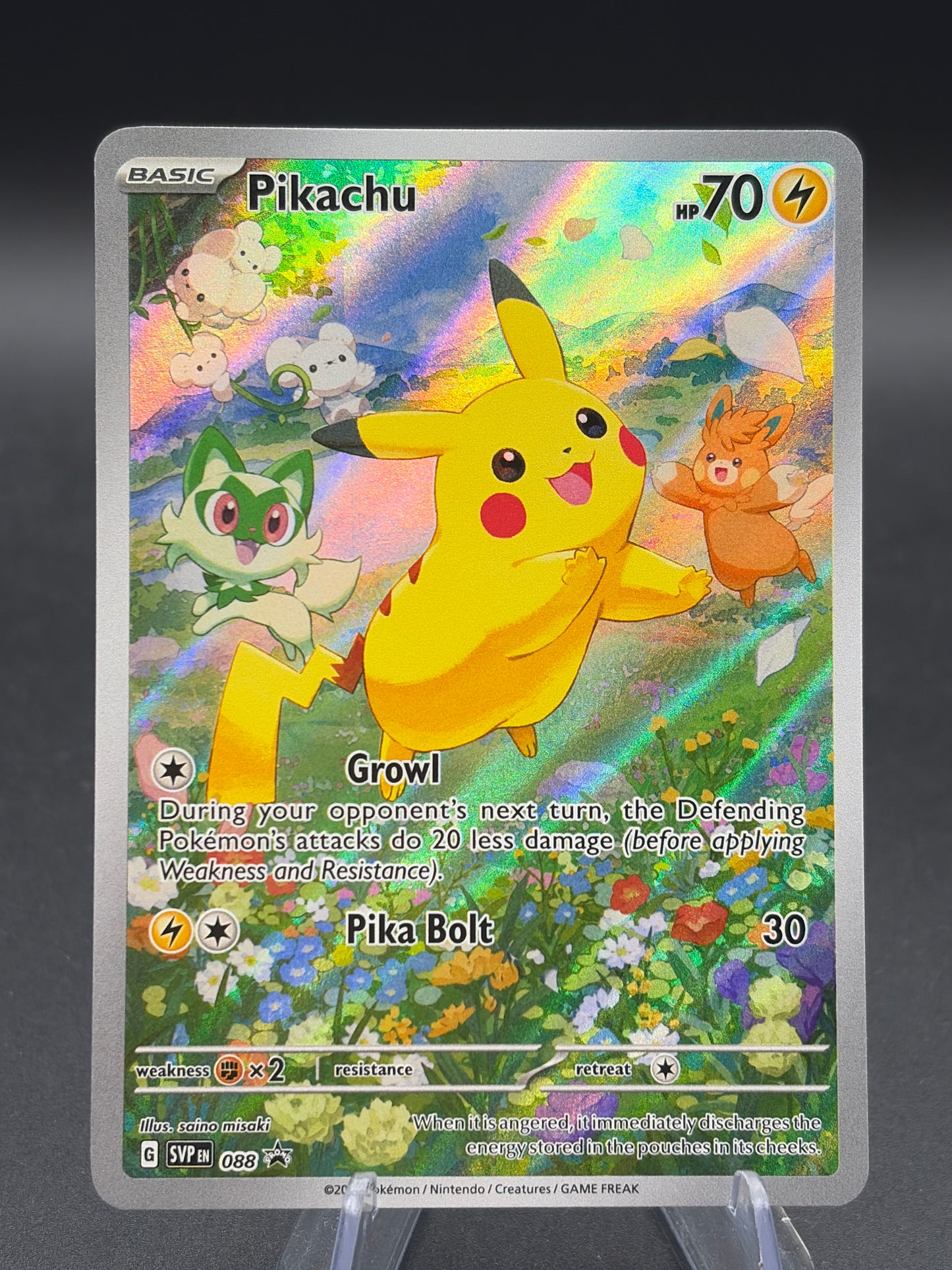 Pokémon TCG: 2024 Pikachu - #088 - SV: Scarlet & Violet Promos