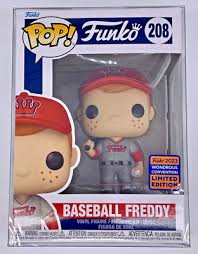 Funko PoP! Funko - Baseball Freddy 208 - Wondrous Convention Limited Edition