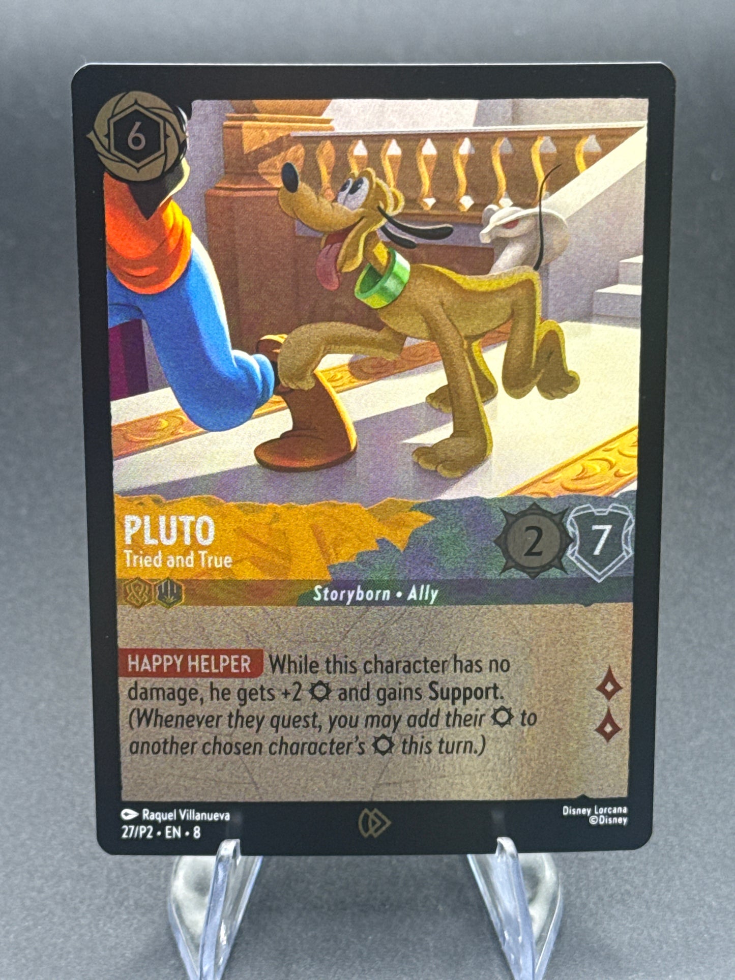 Lorcana TCG: Pluto 27/P2 - Tried and True - Disney Lorcana Promo Cards