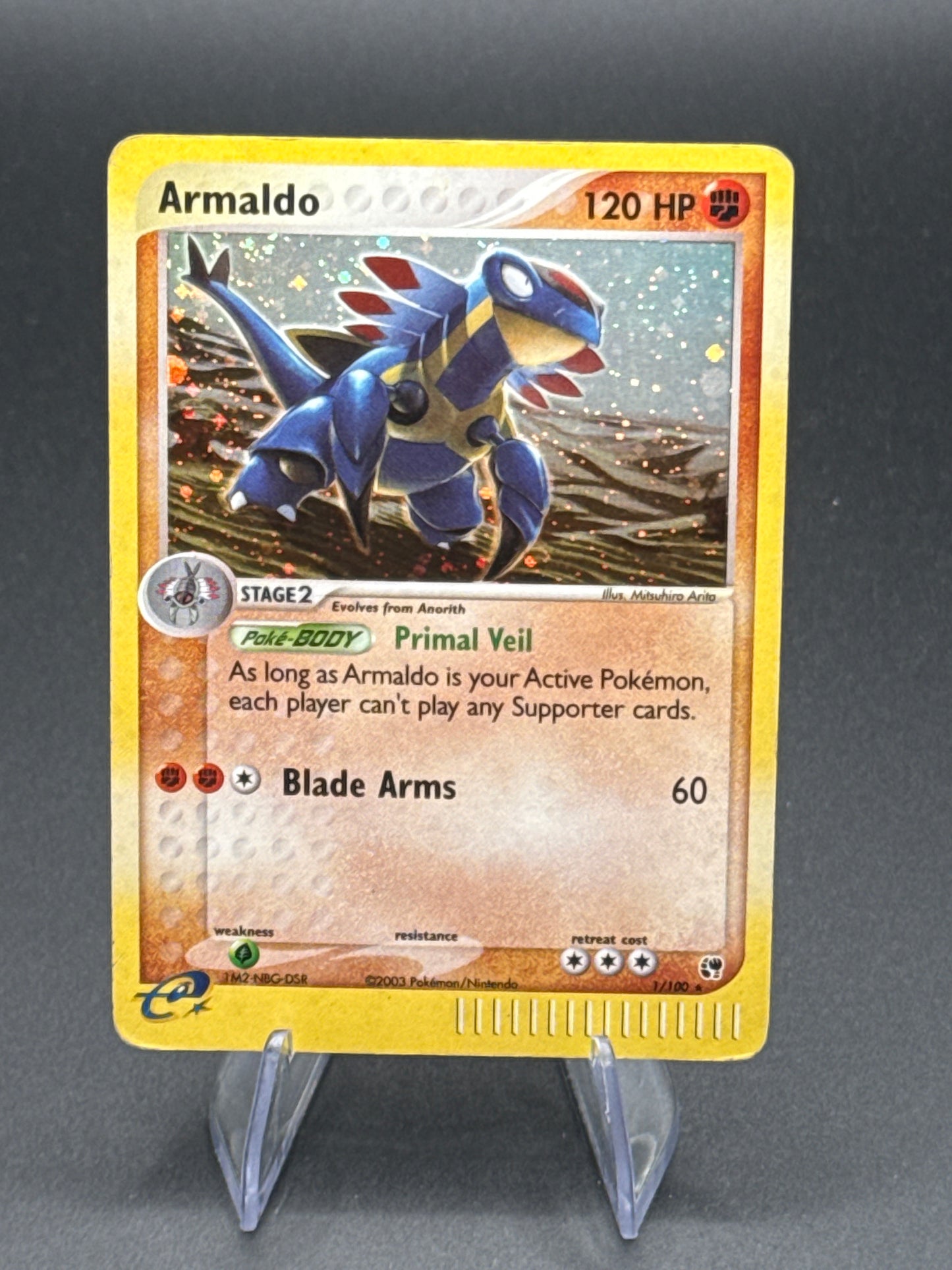 Pokémon TCG: 2004 Armaldo 1/100 Sandstorm Holo