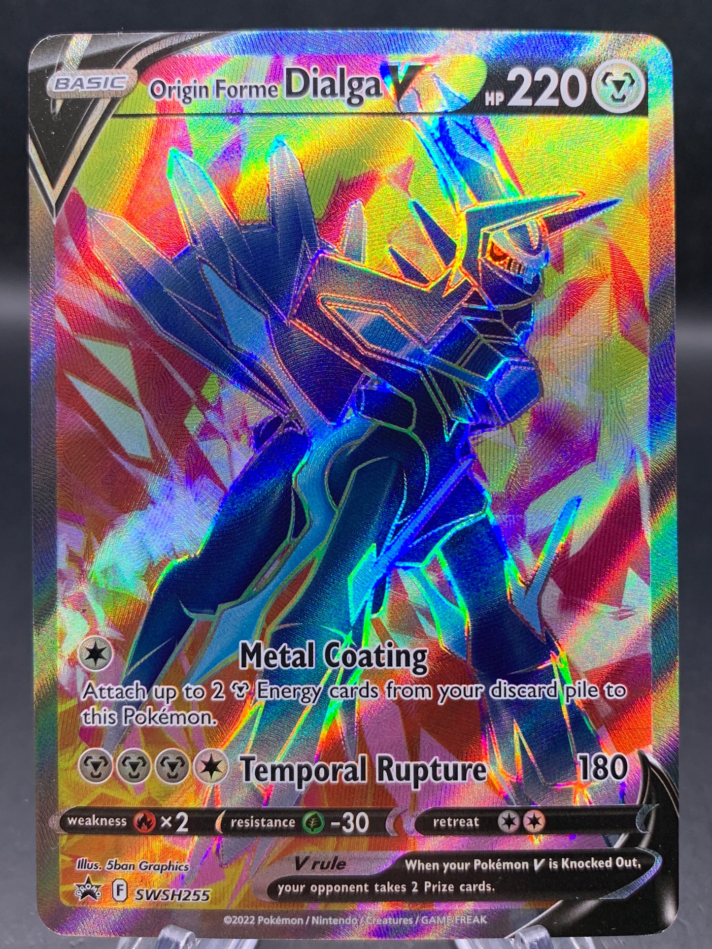 Pokémon TCG: 2022 Origin Forme Dialga V - SWSH255 - Sword & Shield Promo
