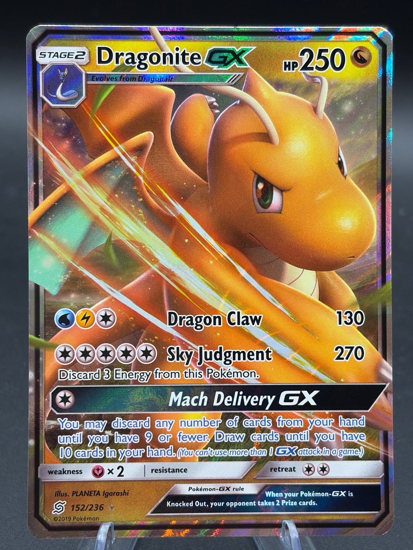 Pokémon TCG: 2019 Dragonite GX 152/236 SM: Unified Minds