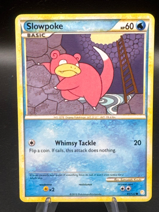 Pokémon TCG: 2010 Slowpoke 81/123 - HeartGold SoulSilver