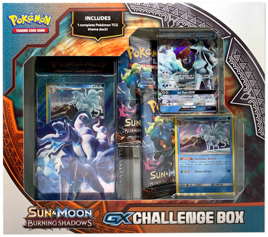 Pokémon TCG: Alolan Ninetales GX - Challenge Box - SM - Burning Shadows