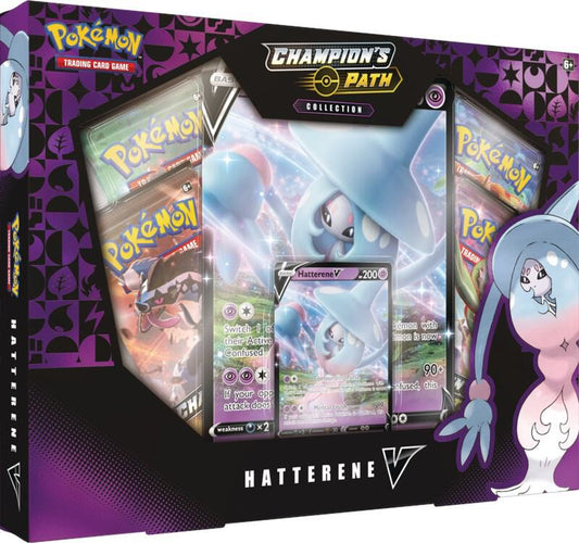 Pokémon TCG: Champion's Path - Hatterene V Collection Box