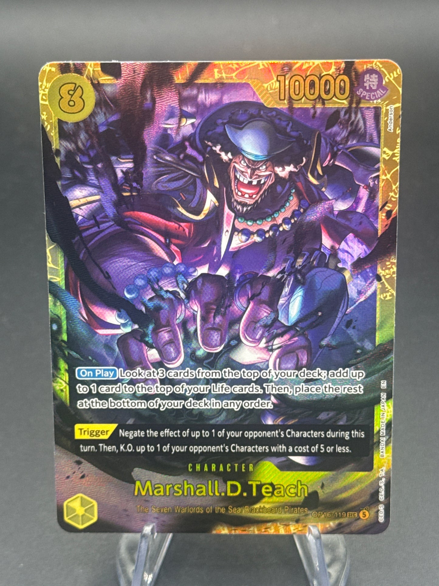 One Piece TCG: Marshall.D.Teach - OP16-119 - The Time of Battle