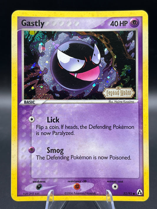 Pokémon TCG: 2006 Gastly 52/92 EX: Legend Maker