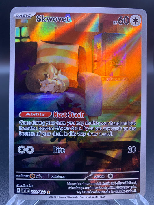 Pokémon TCG: 2023 Skwovet 222/198 SV: Scarlet & Violet Base Set