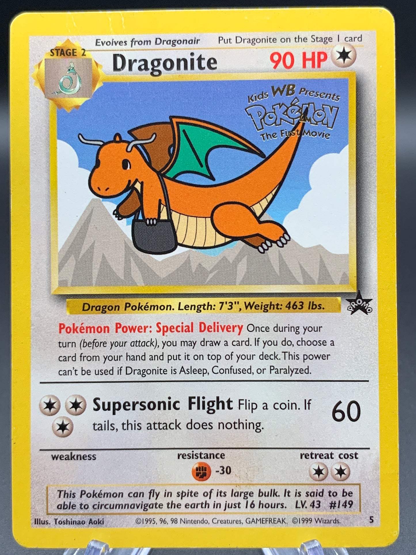 Pokémon TCG: 1999 Dragonite - #5 - WoTC Promo