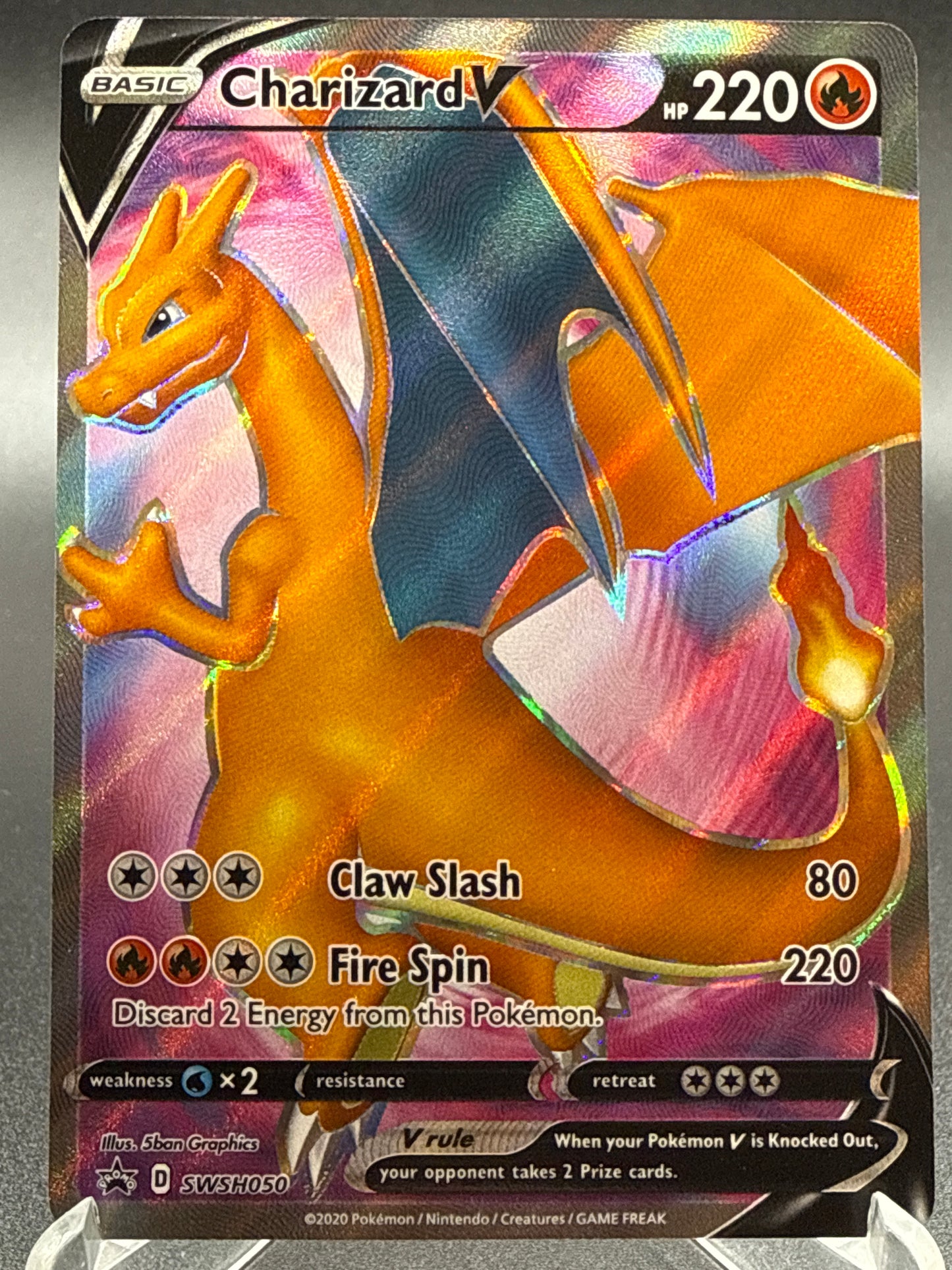 Pokémon TCG 2020 Charizard V SWSH050 S&S: Promo