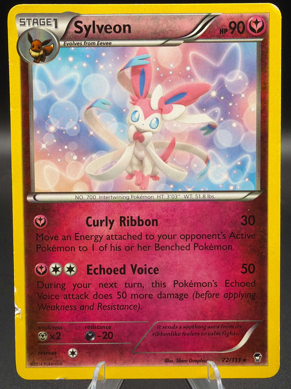Pokémon TCG: 2014 Sylveon 72/111 XY: Furious Fists