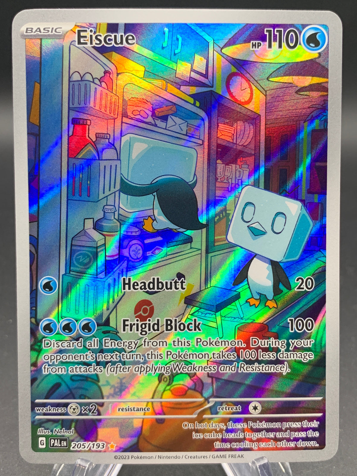 Pokémon TCG: 2023 Eiscue - 205/193 - SV02: Paldea Evolved