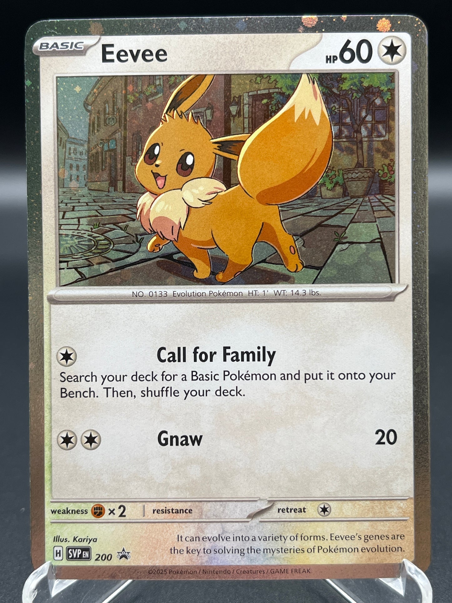 Pokemon TCG: 2025 Eevee 200 (Cosmos Holo) - SV: Scarlet & Violet Promo Cards