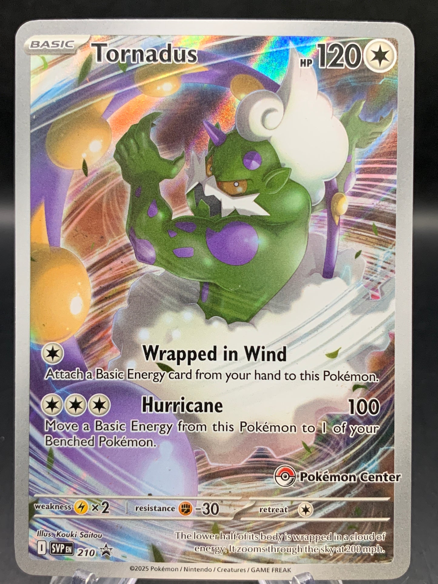 Pokémon TCG: 2025 Tornadus - #210 - Pokémon Center Stamped SV: White Flare