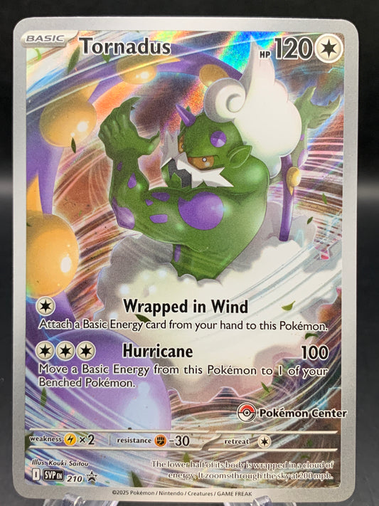 Pokémon TCG: 2025 Tornadus - #210 - Pokémon Center Stamped SV: White Flare