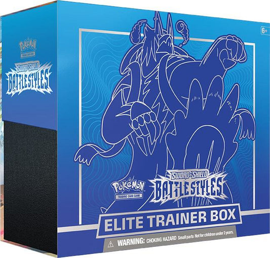 Pokémon TCG: Sword & Shield - Battle Styles - Elite Trainer Box (Blue)
