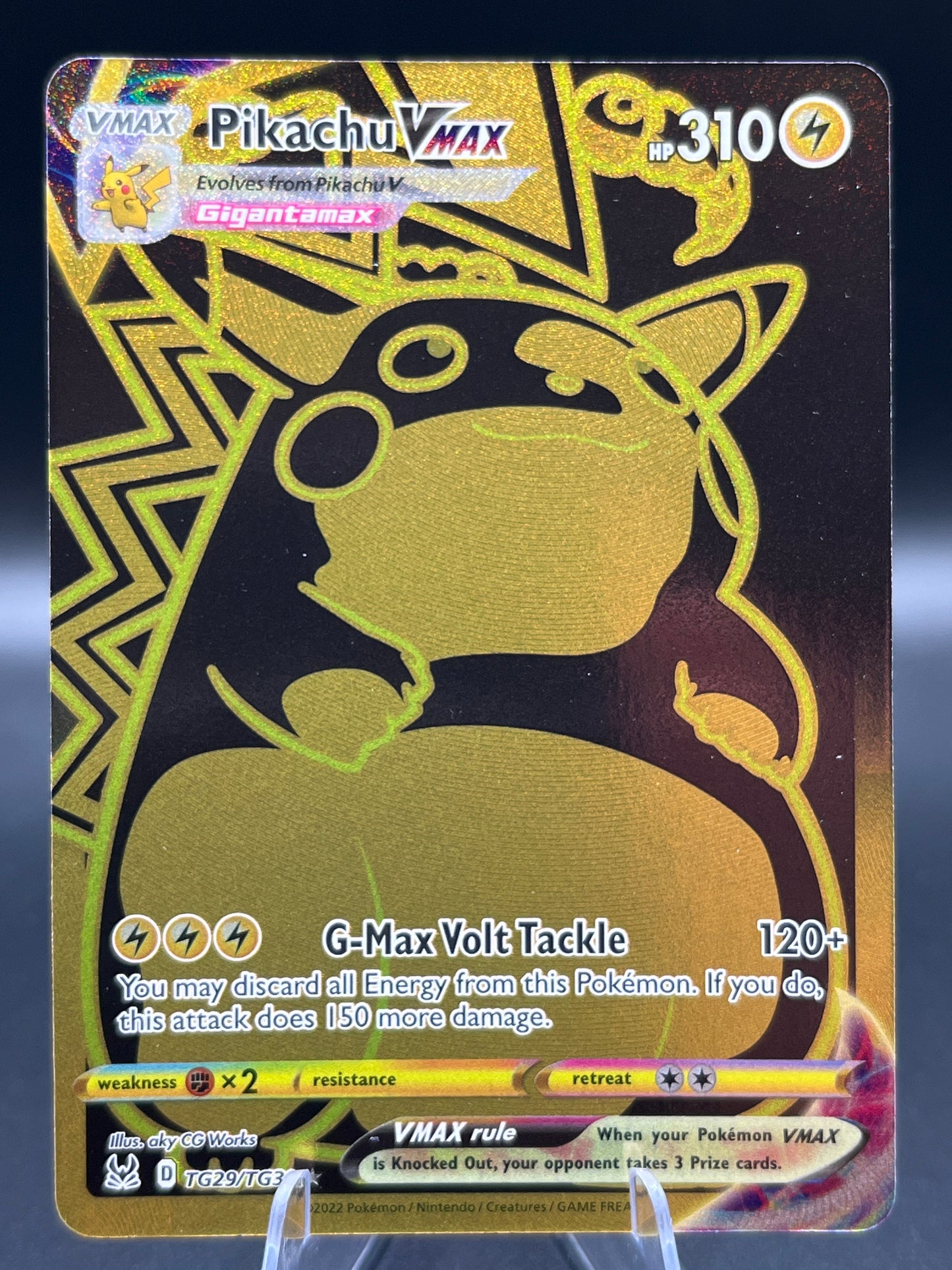 Pokémon TCG: 2022 Pikachu VMAX TG29/TG30 SWSH: Lost Origin Trainer Gallery