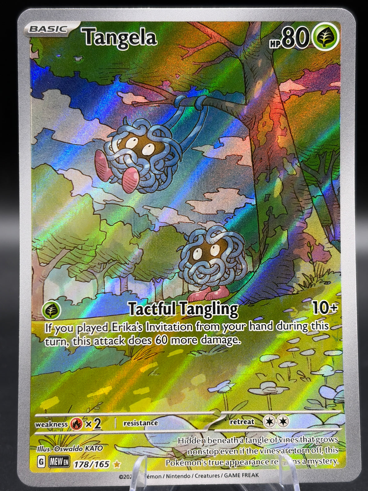 Pokémon TCG: 2023 Tangela 178/165 SV: Scarlet & Violet 151