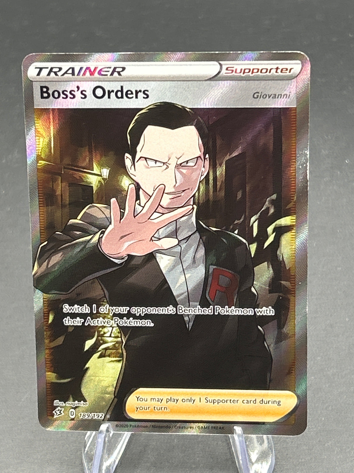 Pokémon TCG: 2020 Boss's Orders (Full Art) - SWSH02: Rebel Clash (SWSH02)
