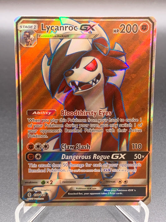 Pokémon TCG: 2017 Lycanroc GX 138/145 SM: Guardians Rising