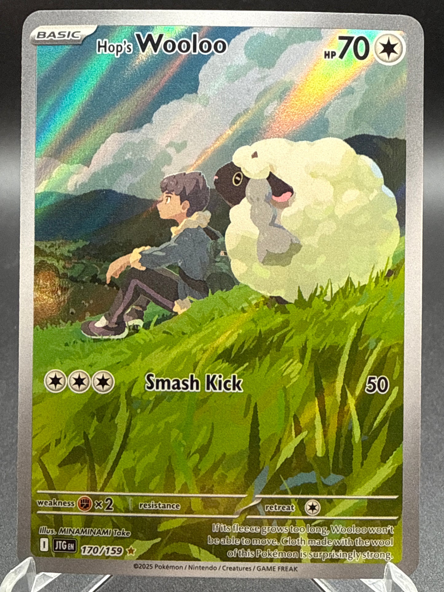 Pokémon TCG: 2025 Hop's Wooloo - 170/159 - SV09: Journey Together
