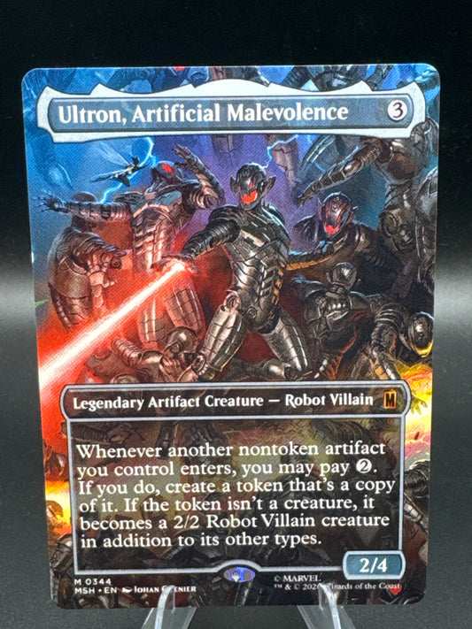 MTG TCG: Ultron, Artificial Malevolence (Borderless) M 0344 - Marvel Super Heroes