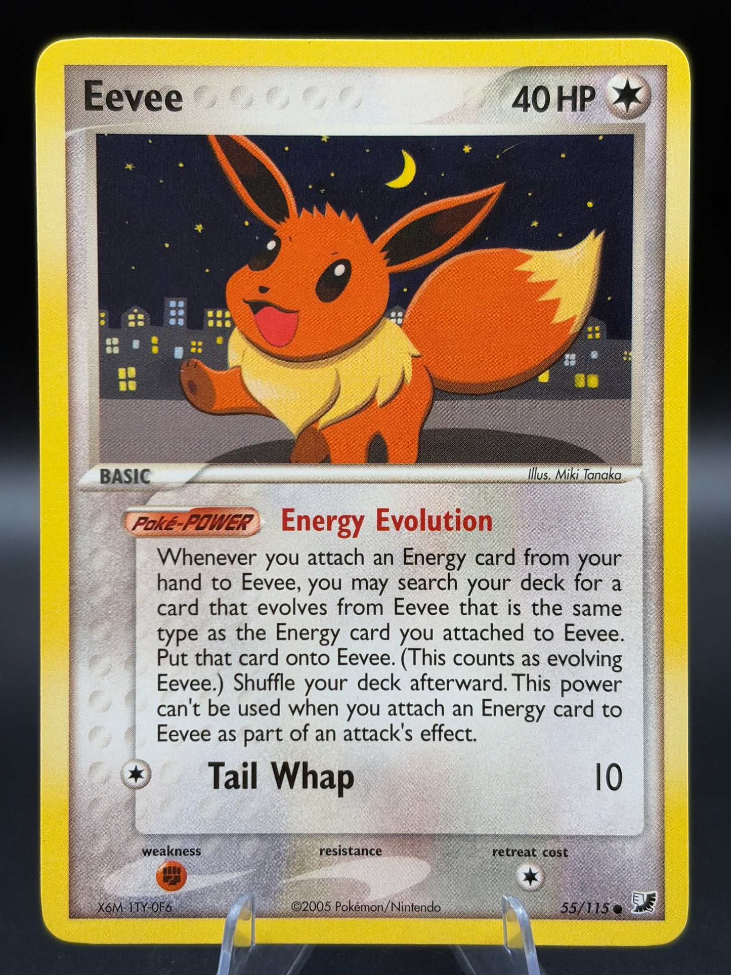 Pokémon TCG: 2005 Eevee 55/115 - Unseen Forces