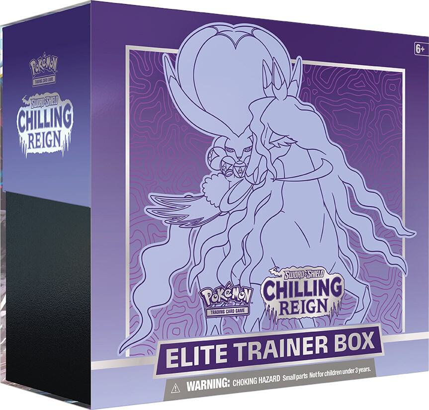 Pokémon TCG: Sword & Shield - Chilling Reign Elite Trainer Box - Shadow Rider Calyrex