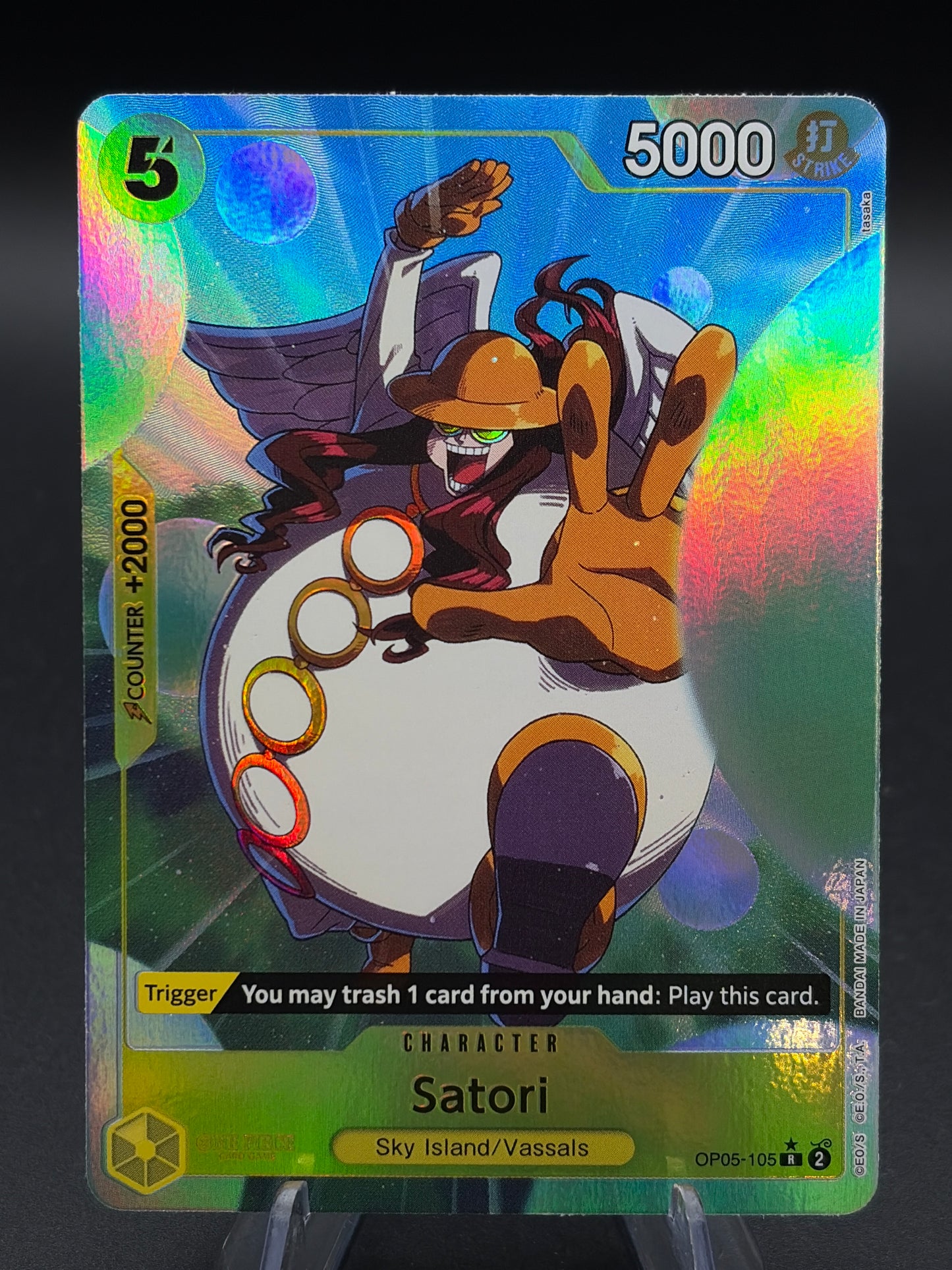 One Piece TCG: Satori OP05-105 R 2 Sky island/Vassals