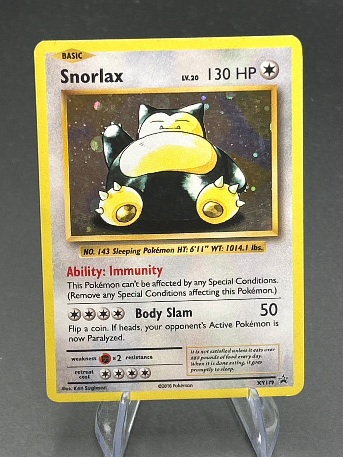 Pokémon TCG: 2016 Snorlax - XY179 - XY: XY Promos