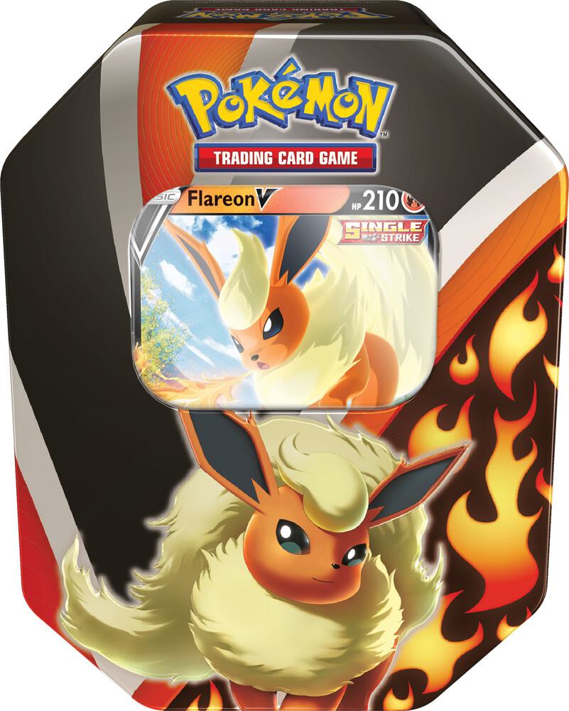 Pokémon TCG: Eevee Evolutions Tin [Flareon V]