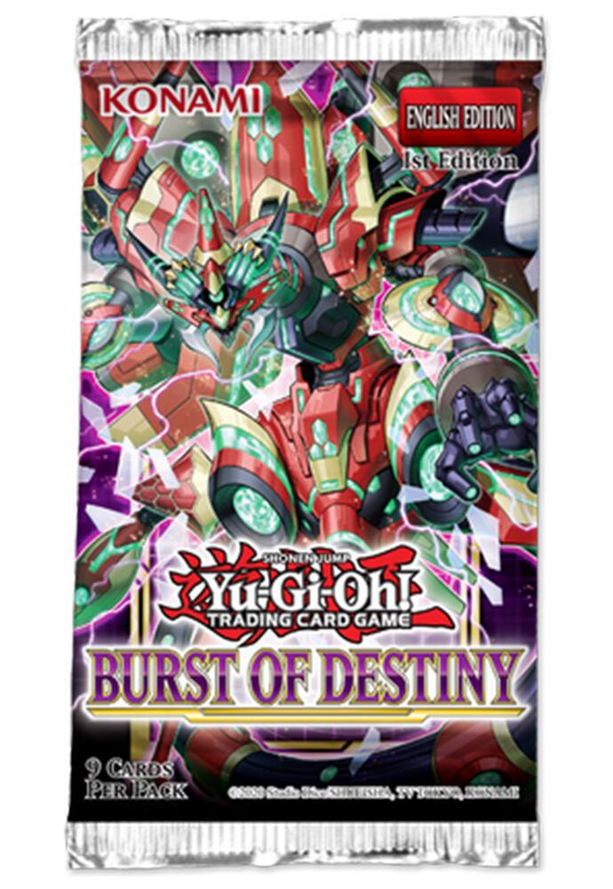 Yu Gi Oh! TCG: Burst of Destiny Booster Pack [1st Edition]
