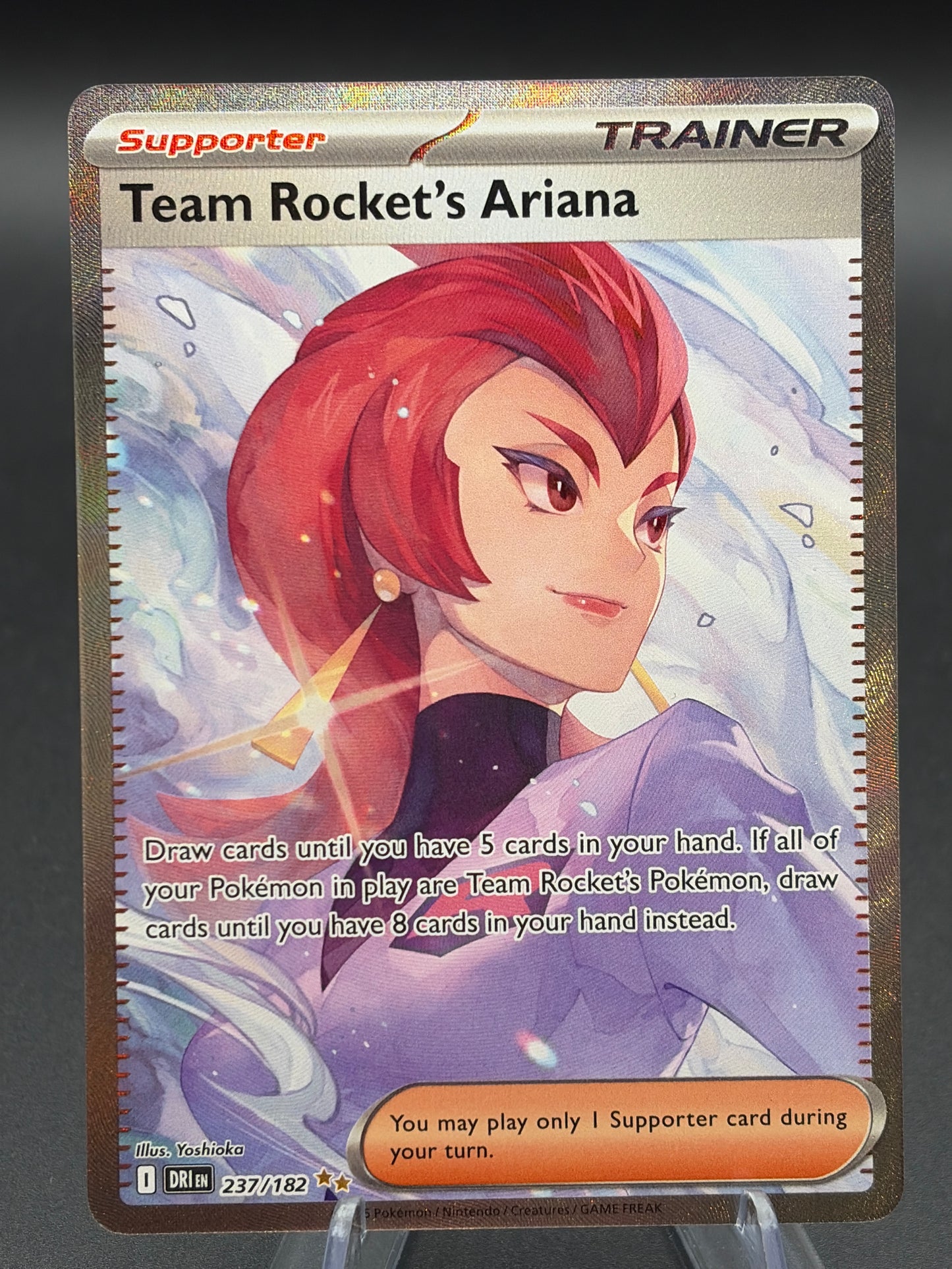 Pokémon TCG: 2025 Team Rocket's Ariana 237/182 SV: Destined Rivals