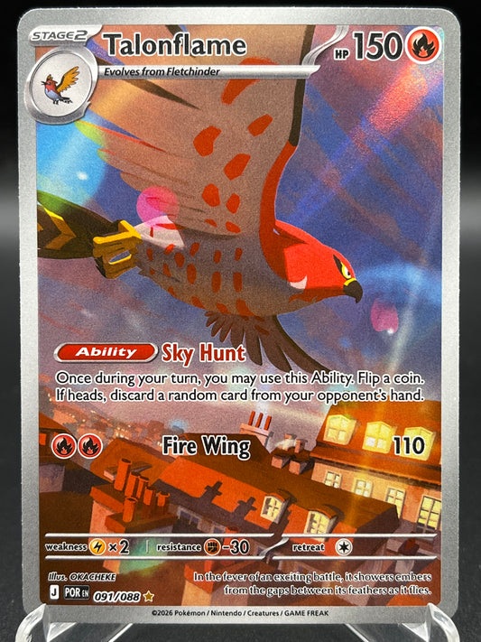 Pokémon TCG: 2026 Talonflame - 091/088 - ME03: Perfect Order