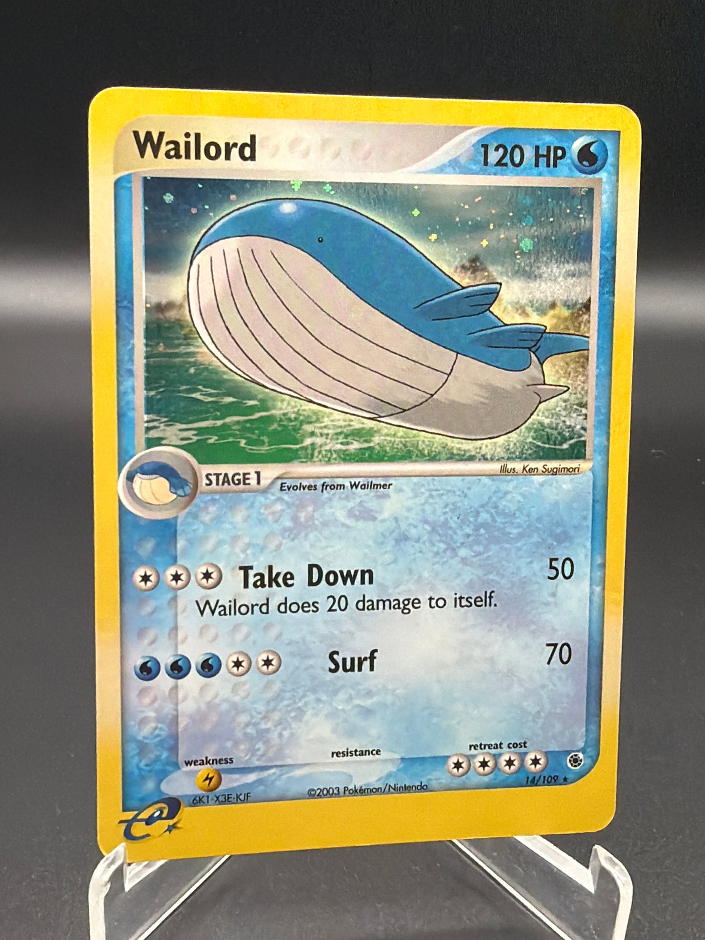 Pokémon TCG: 2003 Wailord 14/109 - Ruby and Sapphire (RS)